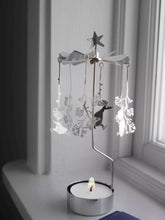 Load image into Gallery viewer, Large Candle Spinner, Moomin First Snow Silver