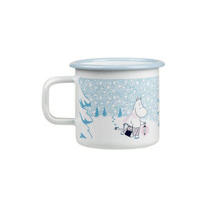 Muurla Moomin Let it Snow Enamel Mug, 3,7dl