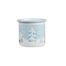 Load image into Gallery viewer, Muurla Moomin Let it Snow Enamel Mug, 3,7dl