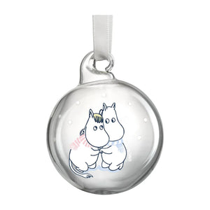 Muurla Moomin Let it Snow Decoration Ball, Set of 4