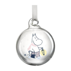 Muurla Moomin Let it Snow Decoration Ball, Set of 4