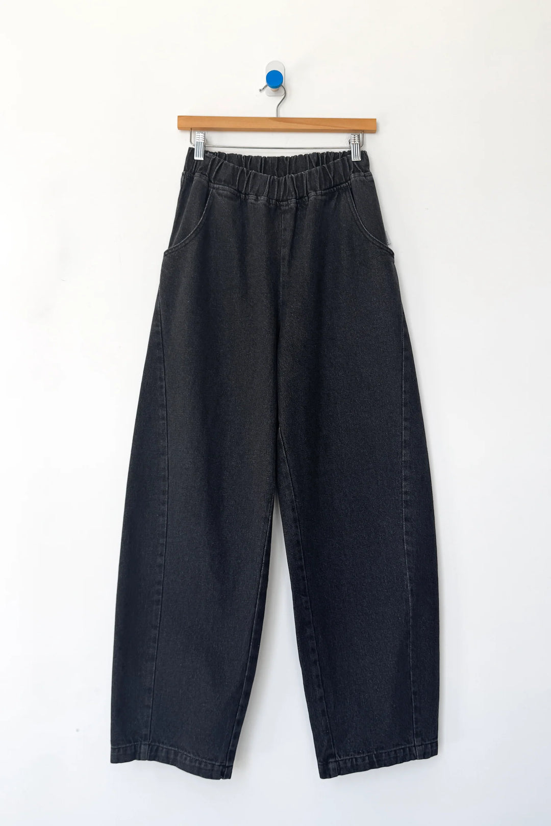 Long Arc Pants, Black Denim