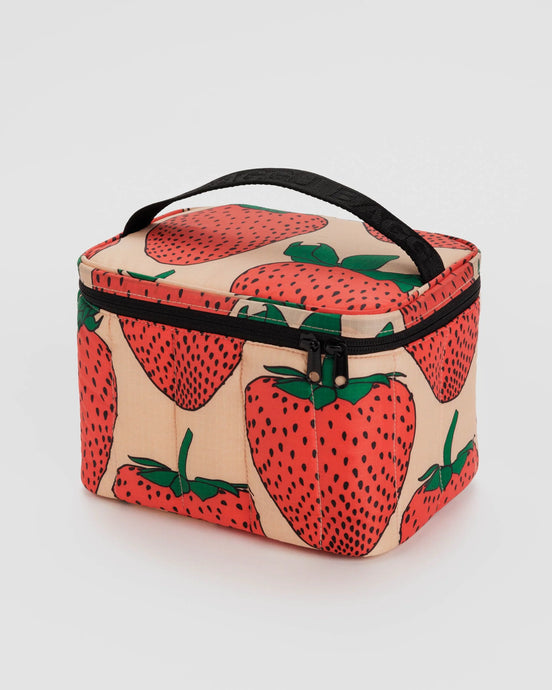 BAGGU Puffy Lunch Bag, Strawberry