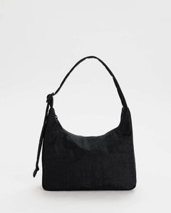 BAGGU Mini Nylon Shoulder Bag, Black