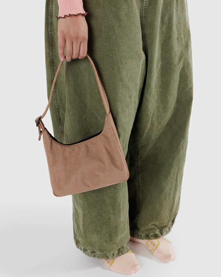 BAGGU Mini Shoulder Bag, Cocoa
