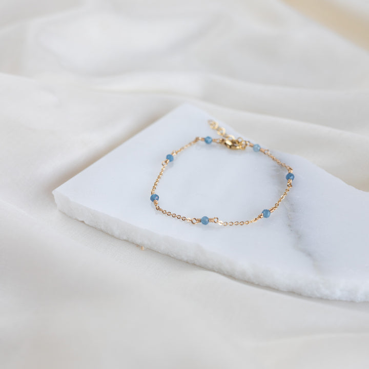 Aquamarine armband