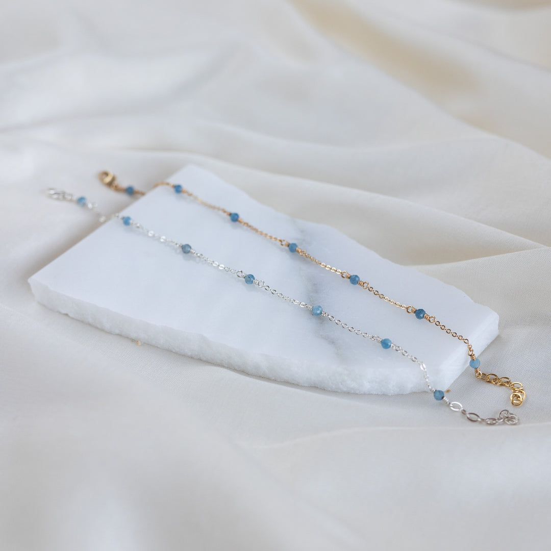 Aquamarine armband