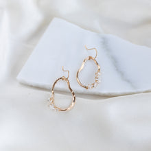 Load image into Gallery viewer, Vök Earrings, Herkimer