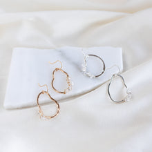 Load image into Gallery viewer, Vök Earrings, Herkimer