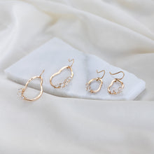 Load image into Gallery viewer, Vök Earrings, Herkimer