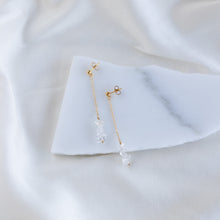 Load image into Gallery viewer, Stacked Herkimer Earrings