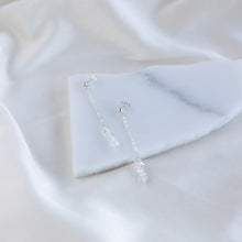 Load image into Gallery viewer, Stacked Herkimer Earrings