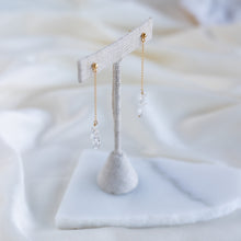 Load image into Gallery viewer, Stacked Herkimer Earrings