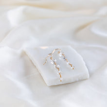 Load image into Gallery viewer, Tiered Herkimer Earrings