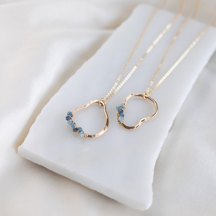 Vök hálsmen, Aquamarine