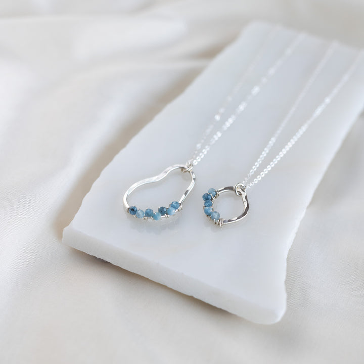 Vök hálsmen, Aquamarine