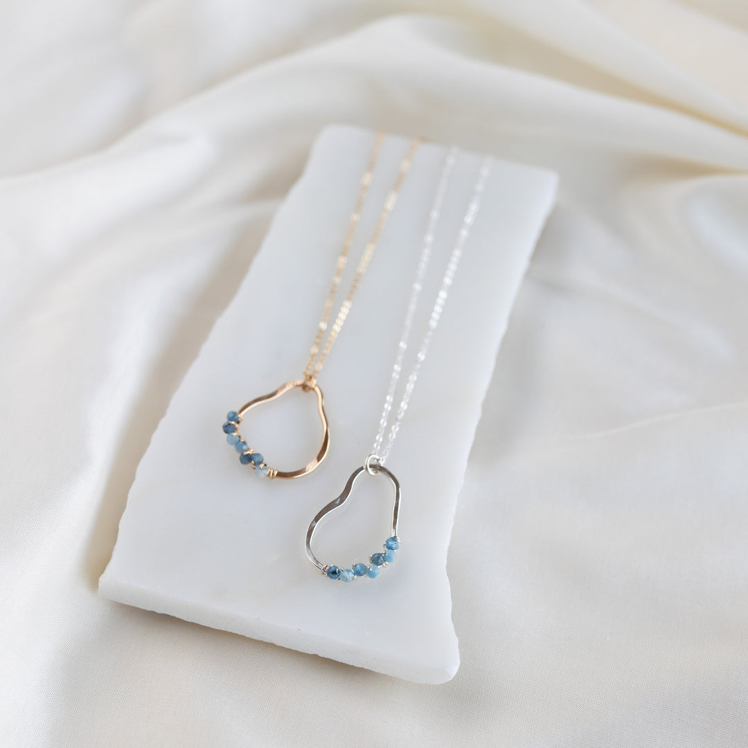 Vök hálsmen, Aquamarine