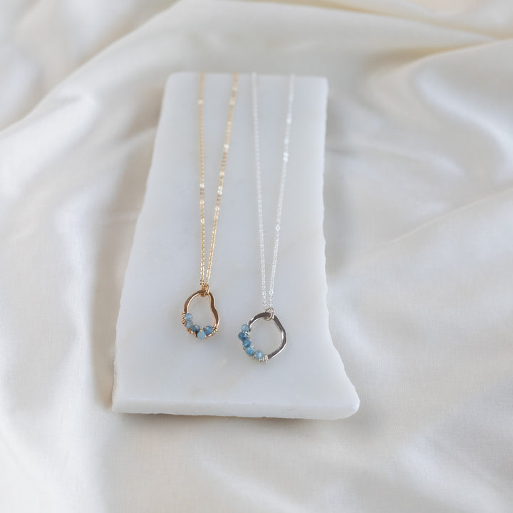 Vök hálsmen, Aquamarine