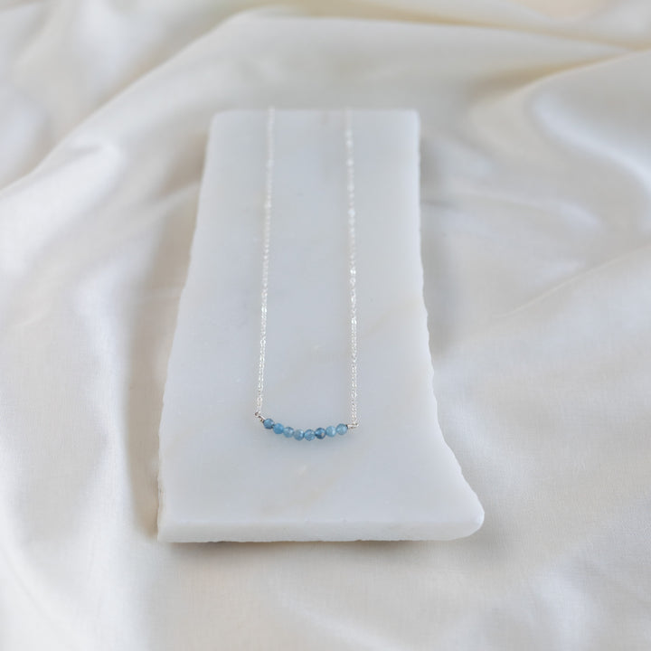 Stacked Aquamarine hálsmen