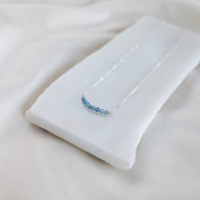 Load image into Gallery viewer, Stacked Aquamarine Necklace