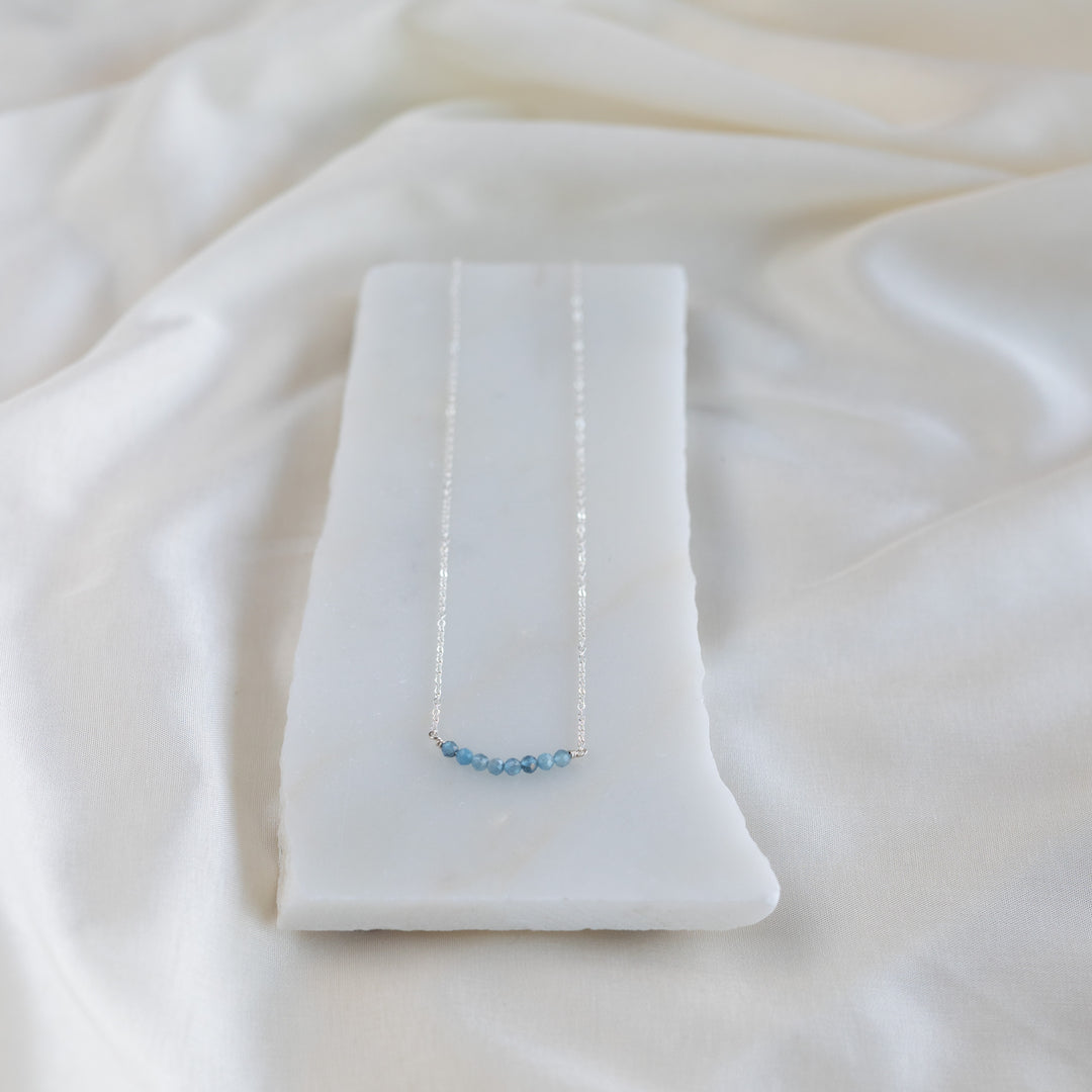 Stacked Aquamarine hálsmen