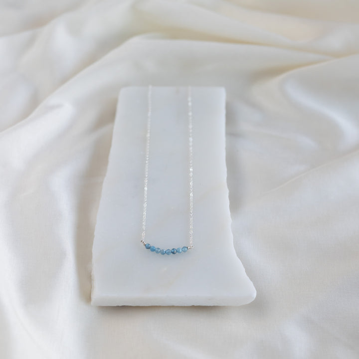 Stacked Aquamarine hálsmen