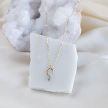 Hlaða mynd inn í gallerískoðara, Petite Vök Necklace, Aquamarine