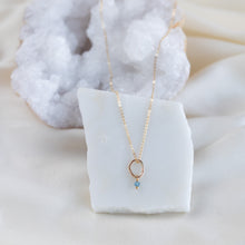 Hlaða mynd inn í gallerískoðara, Petite Vök Necklace, Aquamarine
