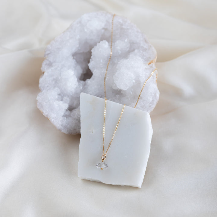 Simple Herkimer Necklace