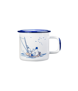 Moomin Enamel Mug - Sailors, 3,7dl