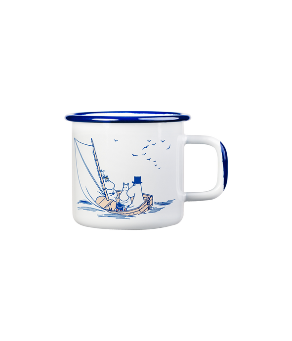 Moomin Enamel Mug - Sailors, 3,7dl