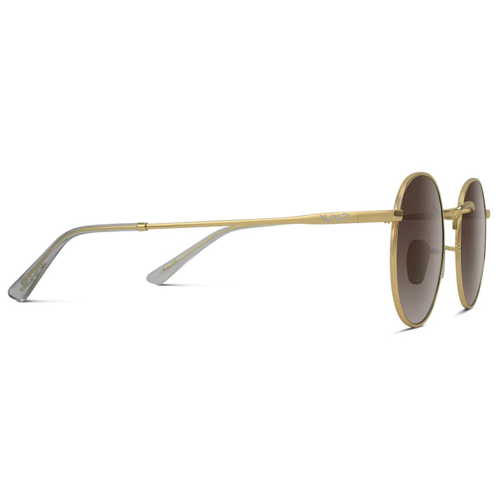 WMP Nevada Sunglasses, Gold Gradient Brown Lens