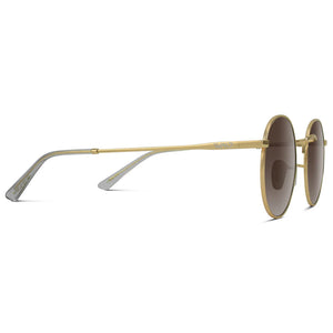 WMP Nevada Sunglasses, Gold Gradient Brown Lens