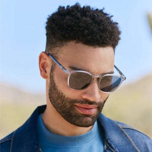 Nick Sunglasses, Crystal Grey