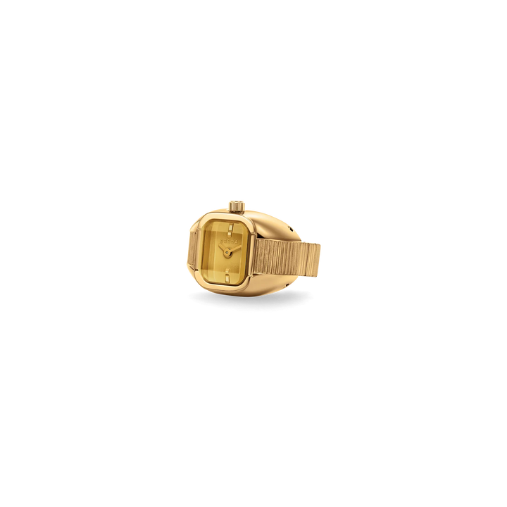 Breda - Nocturne Time Ring, Deep Gold