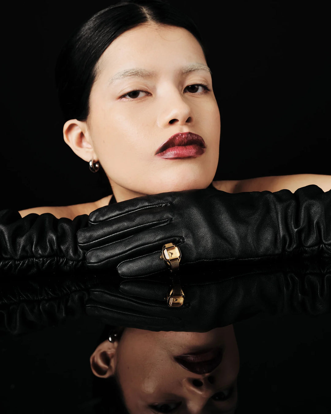 Breda - Nocturne Time Ring, Deep Gold