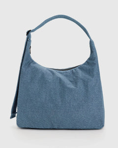 BAGGU Nylon Shoulder Bag, Digital Denim