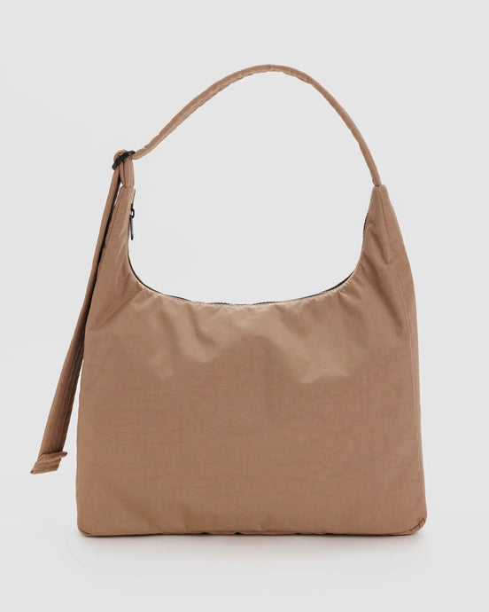 BAGGU Nylon Shoulder Bag, Cocoa
