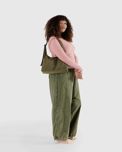 BAGGU Nylon Shoulder Bag, Seaweed