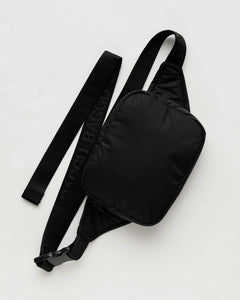 BAGGU Puffy Bum Bag, Black