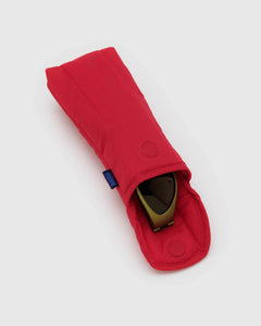 BAGGU Puffy Glasses Sleeve, Candy Apple