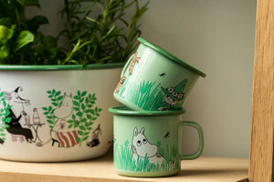Moomin Enamel Mug - Retro Boy, 2,5dl