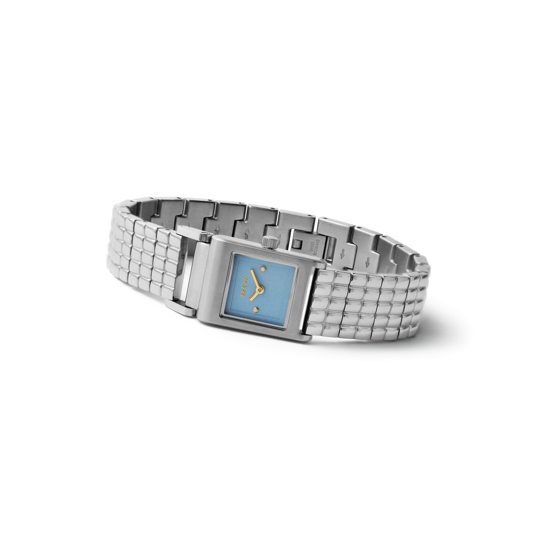 Breda - Revel Watch, Silver/Sky