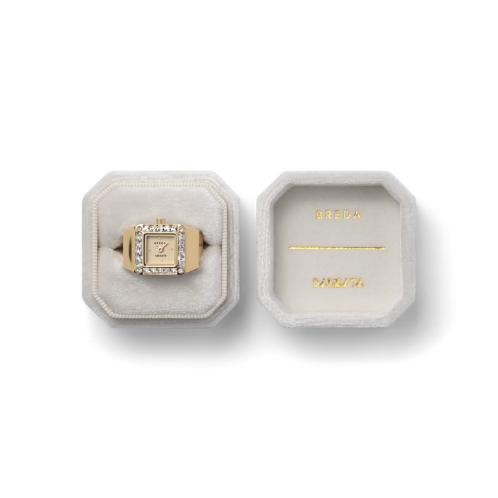 Breda x Dalmata Time Ring, Gold