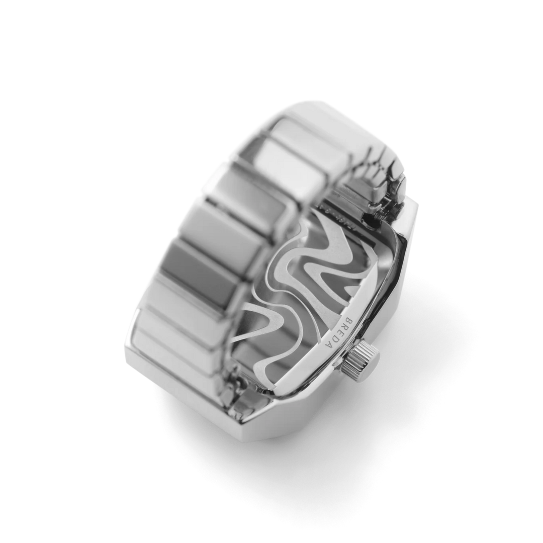 Breda x Dalmata Time Ring, Silver