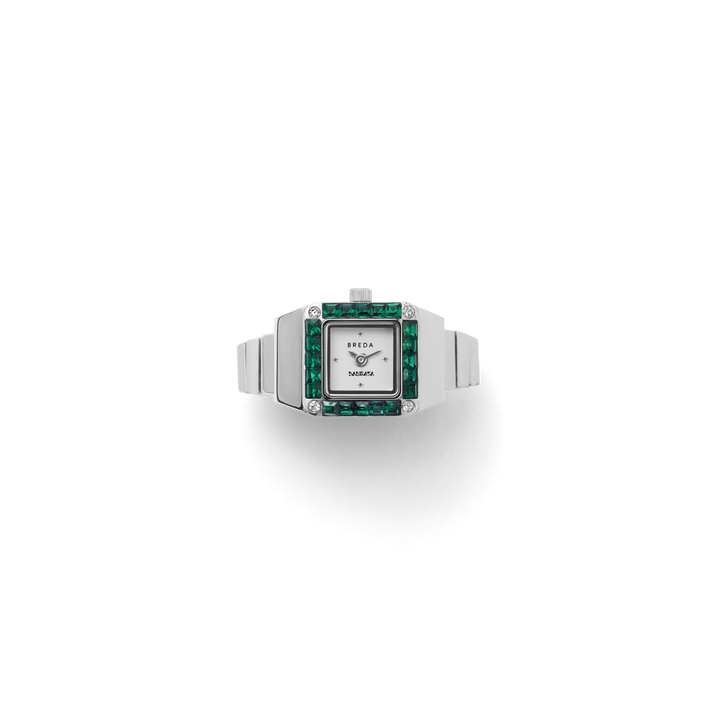 Breda x Dalmata Time Ring, Silver