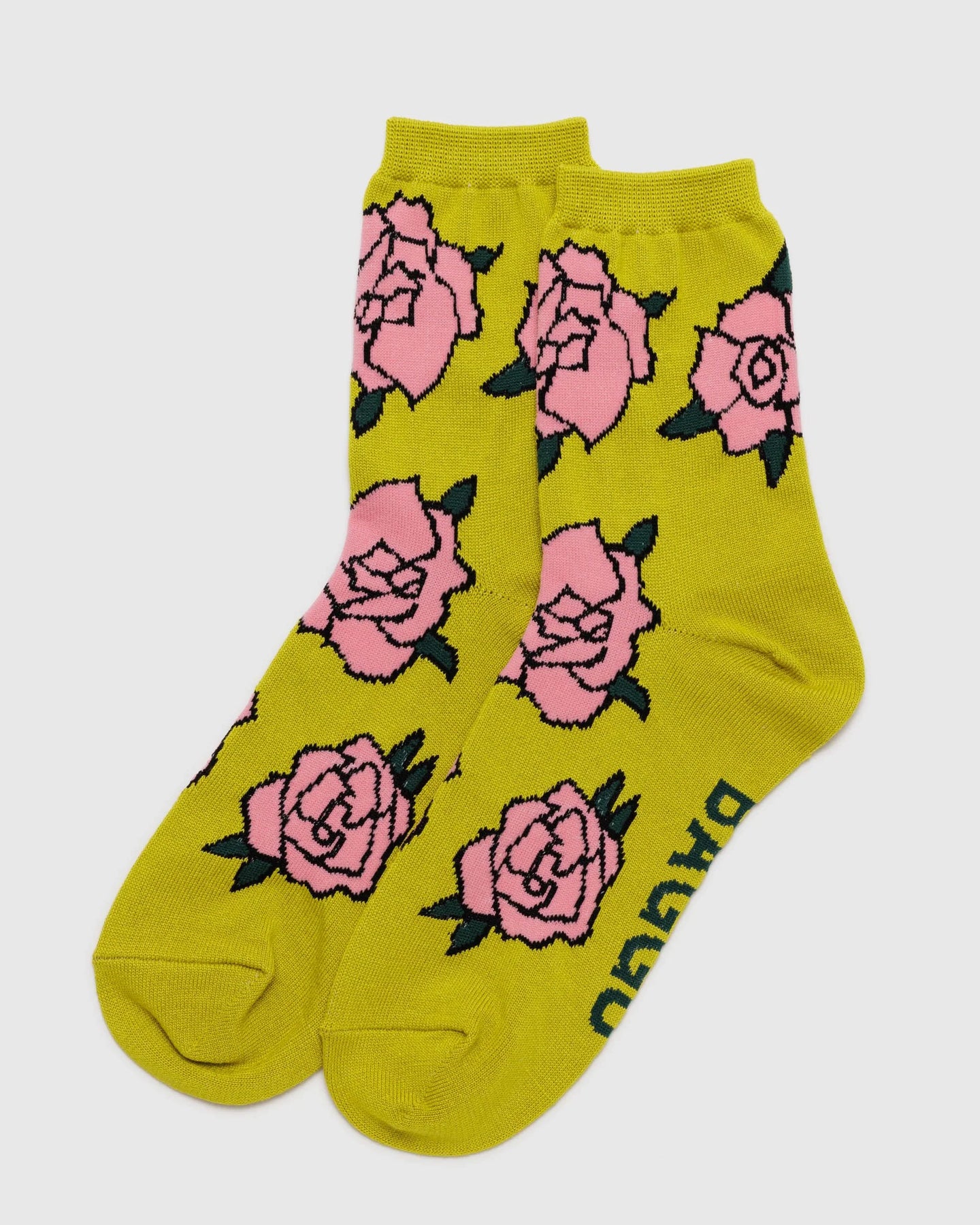 BAGGU Crew Socks, Rose