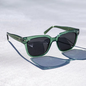 Sarah Sunglasses, Emerald Green