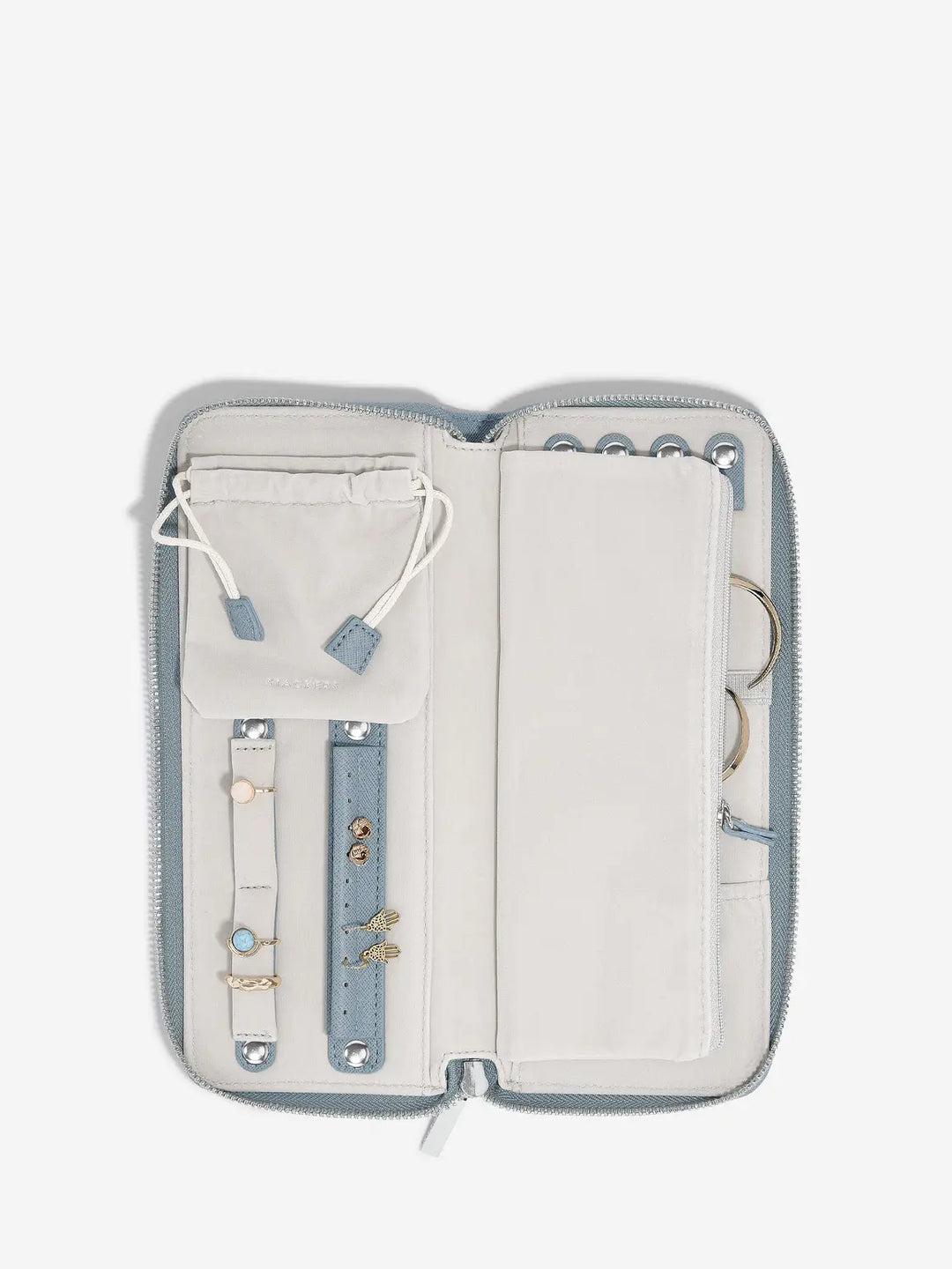 Stackers Slim Travel Case, Dusky Blue