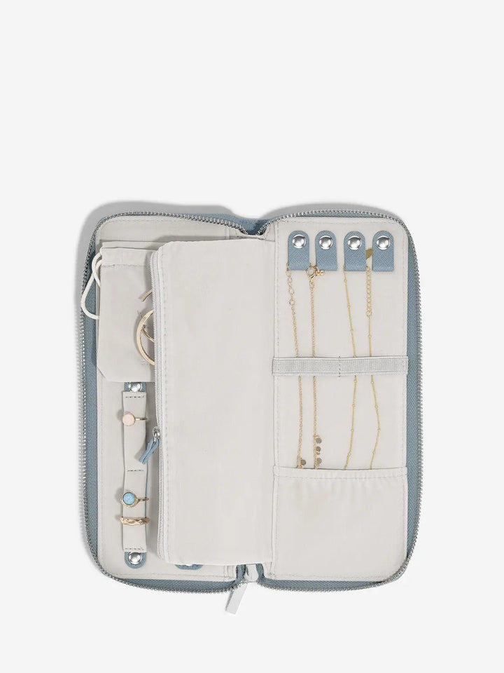 Stackers Slim Travel Case, Dusky Blue